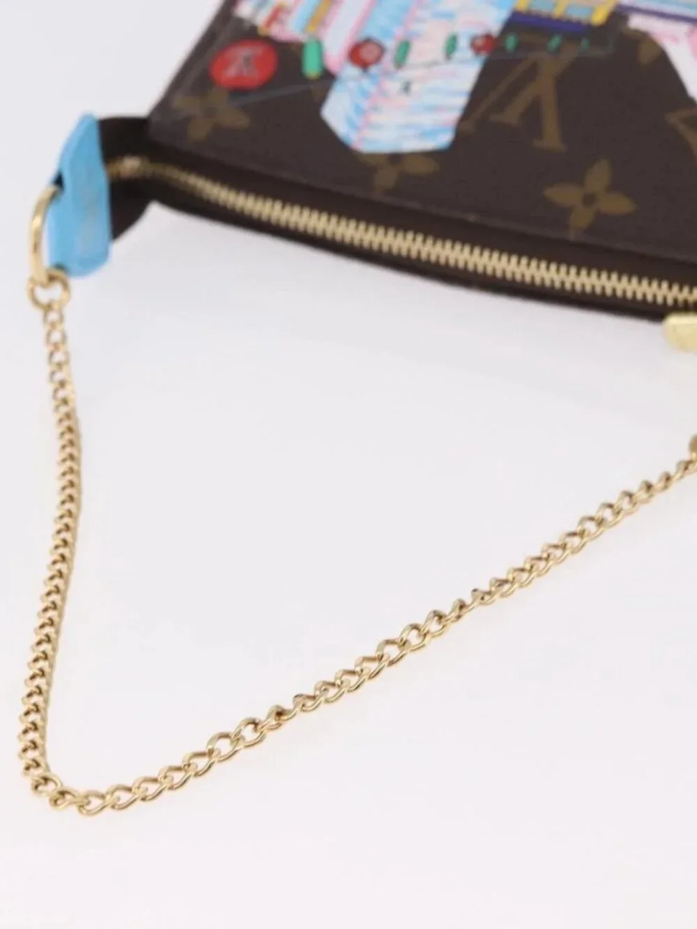 LOUIS VUITTON Vivienne Mini Pochette Accessoires Pouch M81637 LV Auth 189294SM